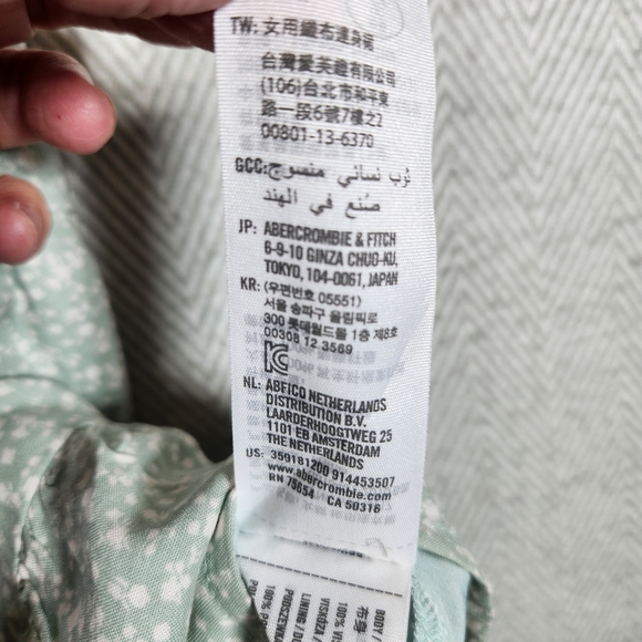 Hollister Mint Light Green Small Spaghetti Strap Lace Back Dress - Picture 14 of 14